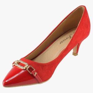Women’s Red Kitten Heels